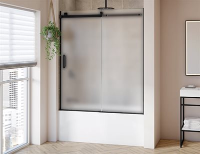 Skyline Tub enclosure, 5/16 (8 mm) mist glass, 66 H