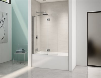 Fleurco Shower Doors, 3 Panel Shower Doors For Bathtub