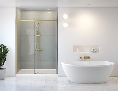 Indulge in Luxury: Exploring the Brushed Gold Trend in Modern Bathroom Design