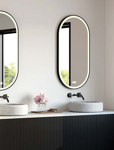Halo Plus Oblong LED Mirror