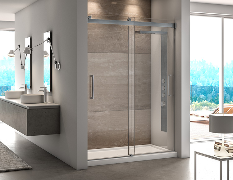 Fleurco Shower Doors Mercury, Bathroom Sliding Door Installation